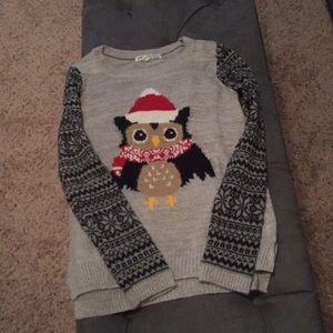 Owl Christmas sweater